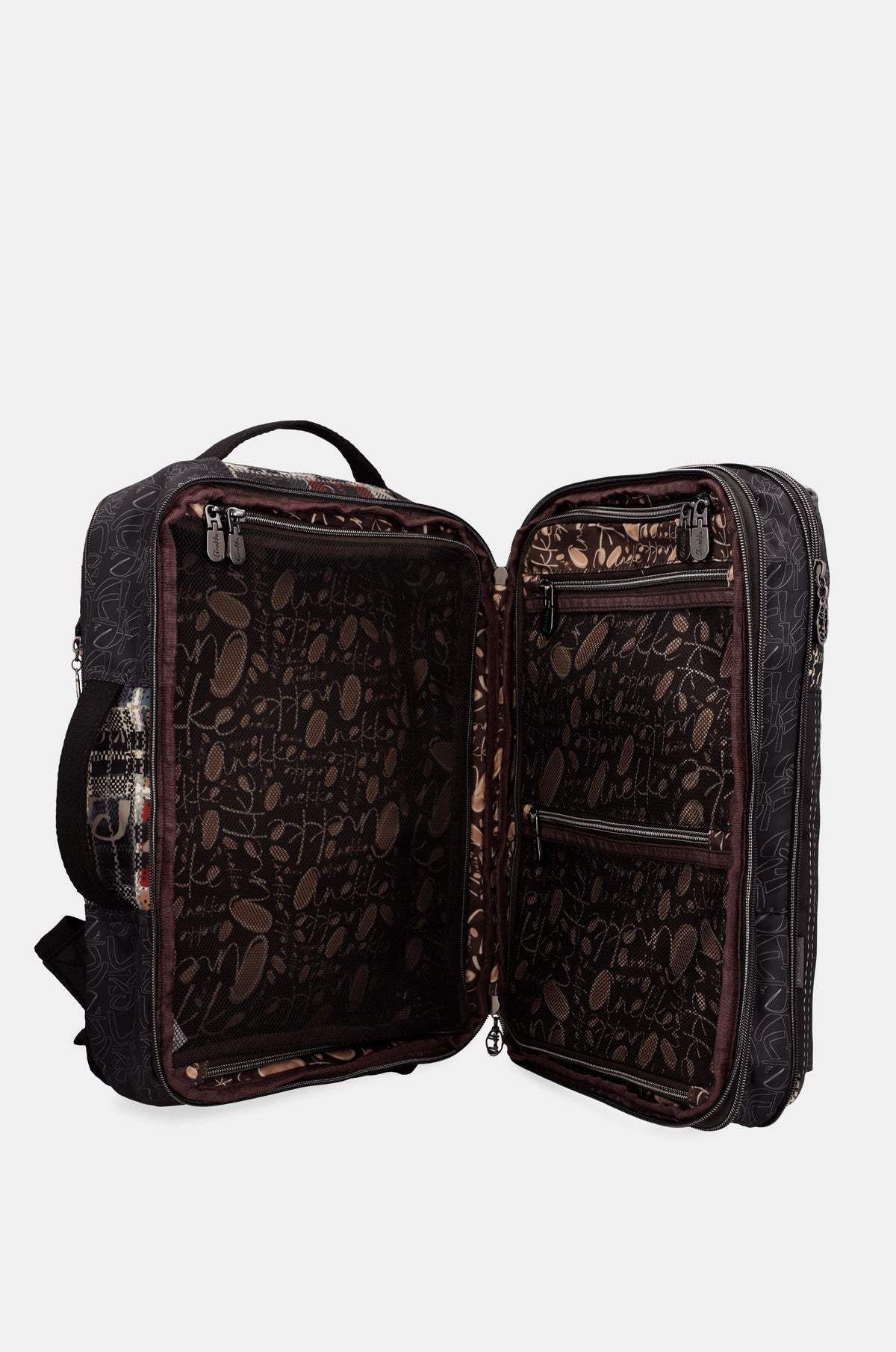 Zaino da viaggio stampato Iron