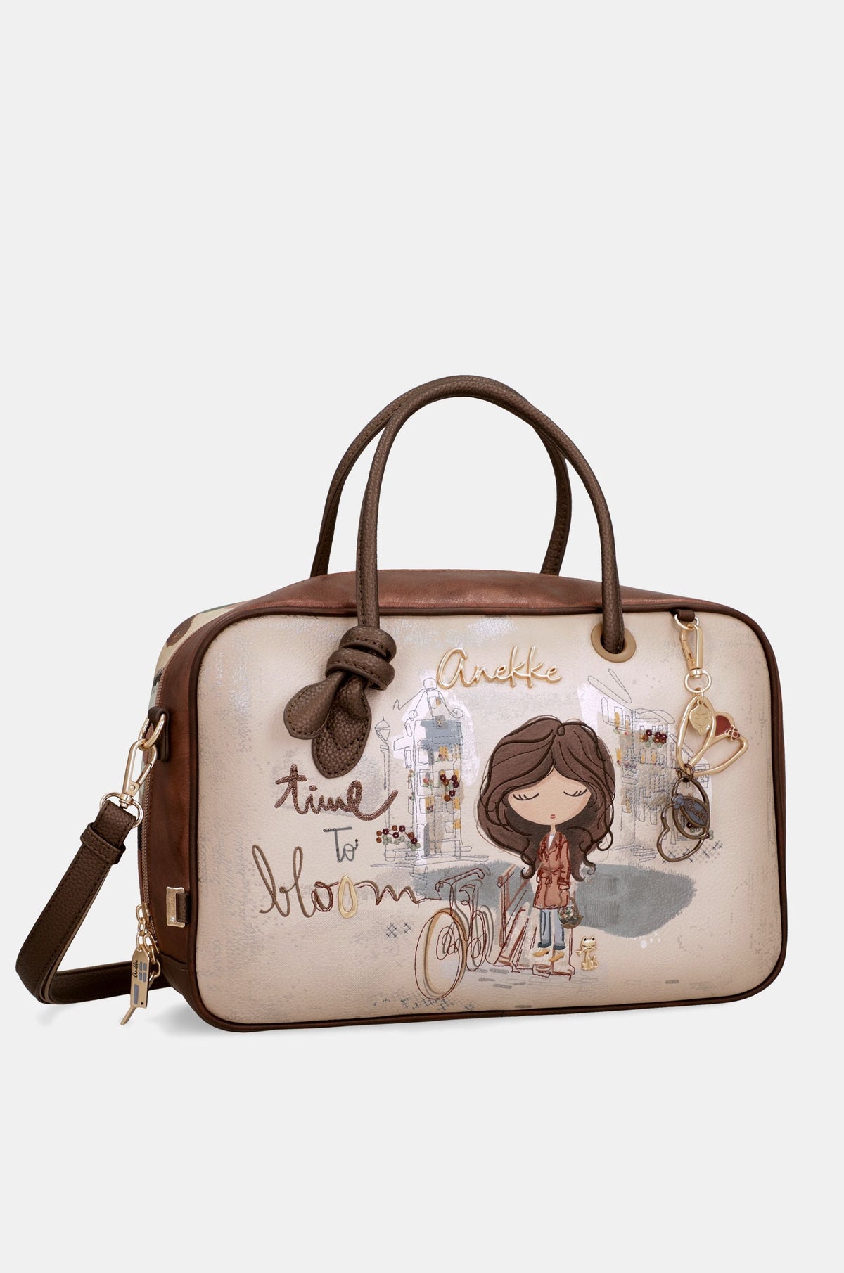 Borsa quadrata con manico corto Tulip
