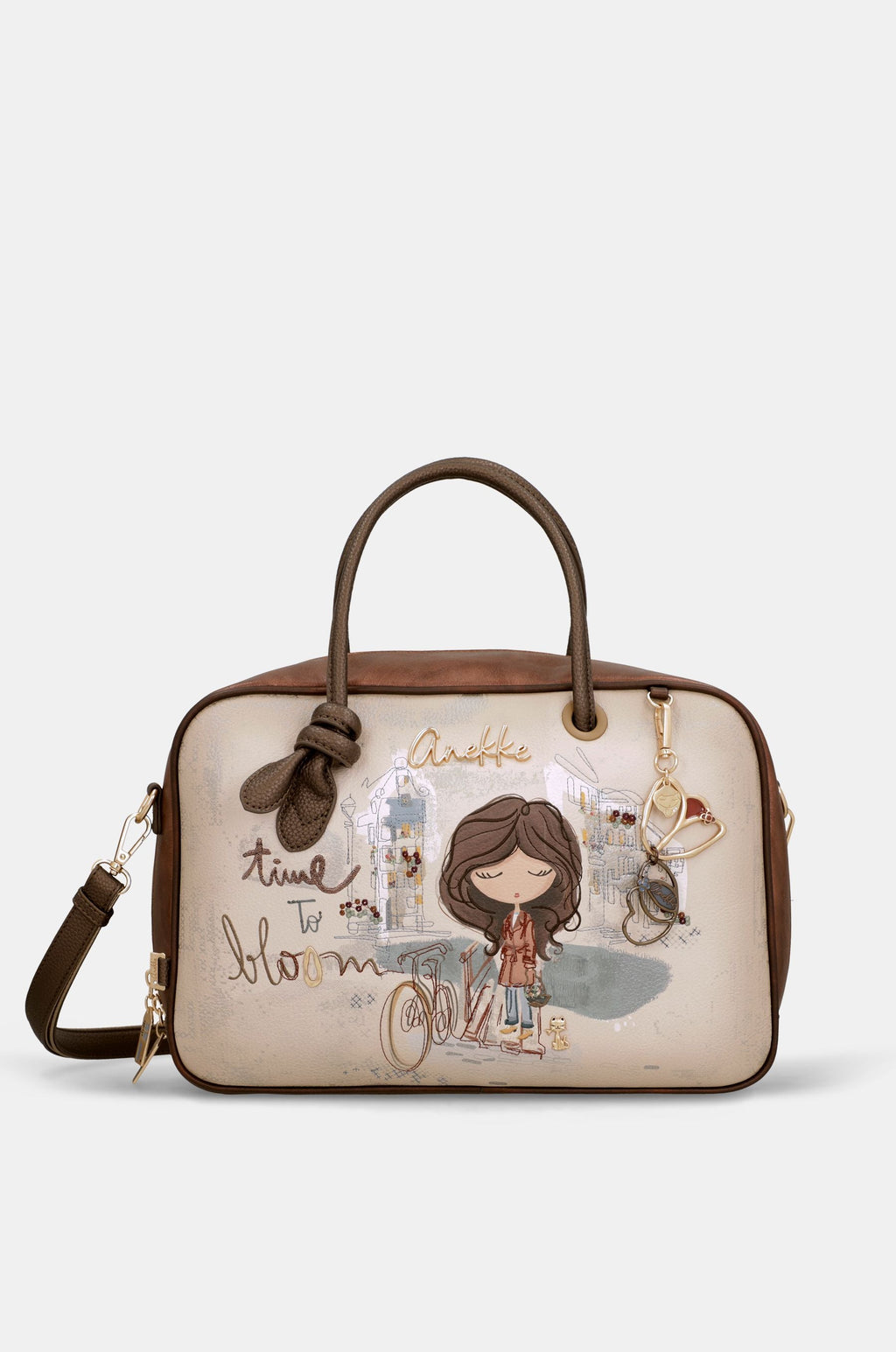 Borsa quadrata con manico corto Tulip