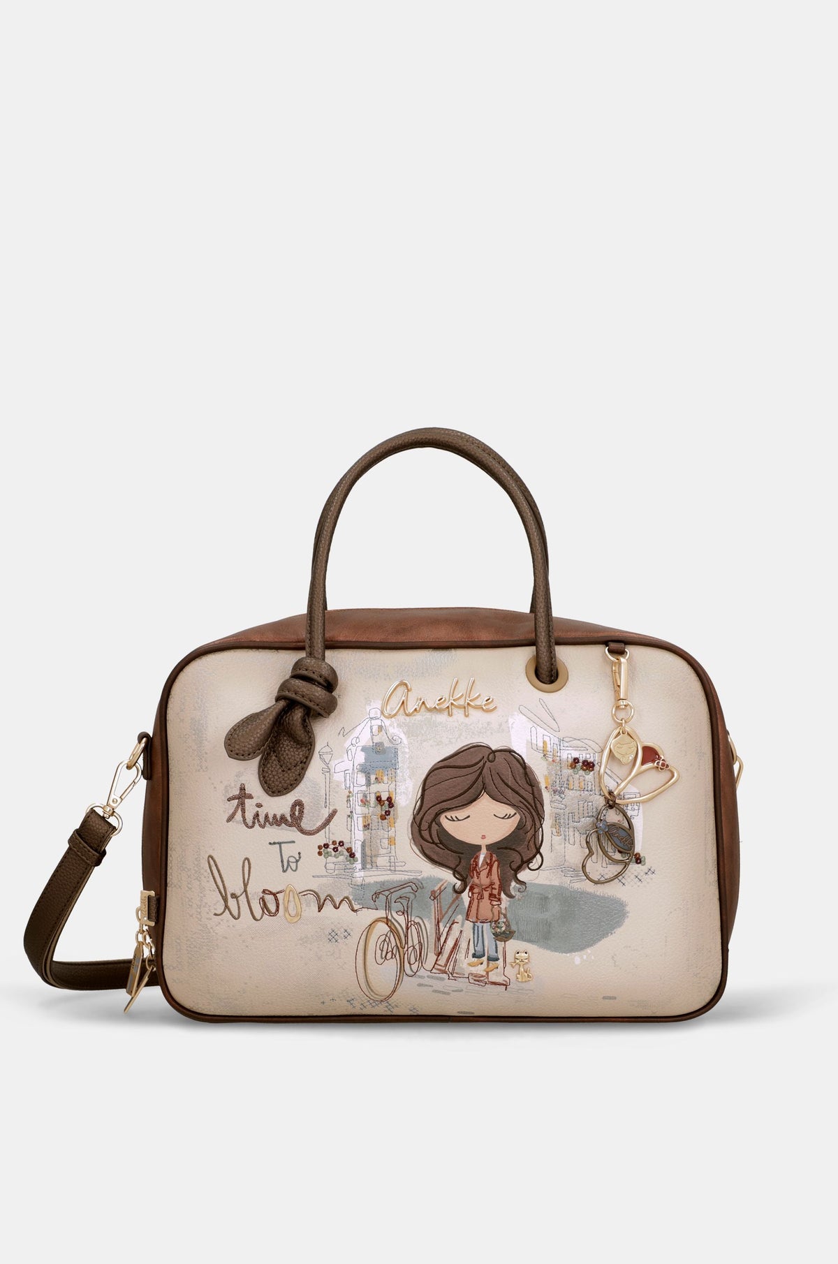 Borsa quadrata con manico corto Tulip