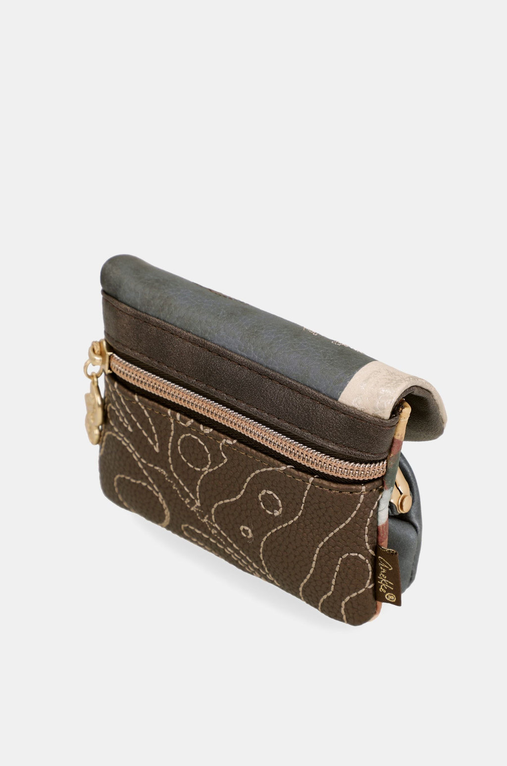 Portamonete con patta Tulip