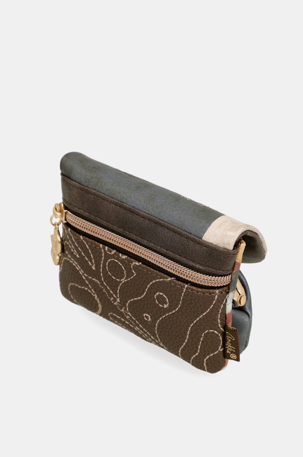 Portamonete con patta Tulip