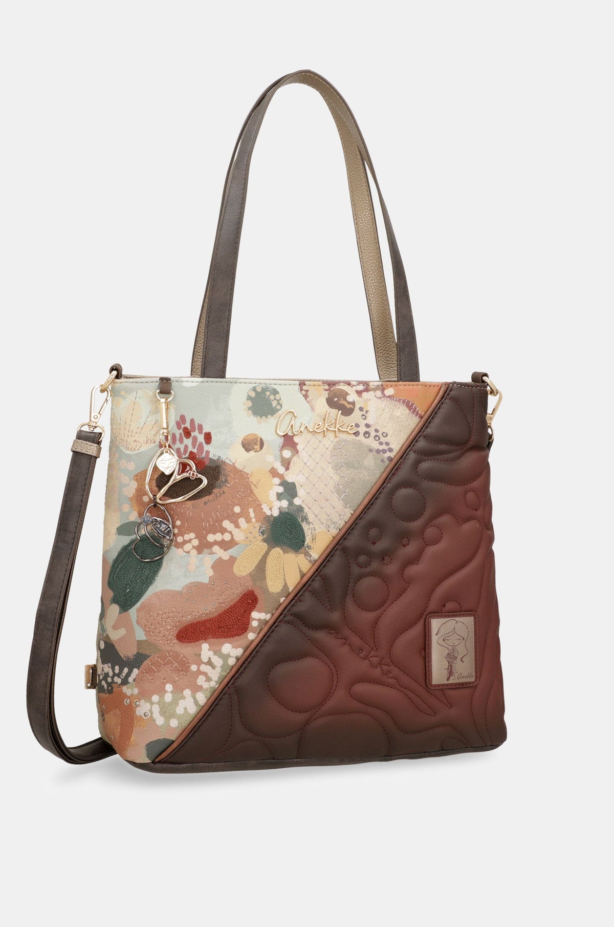 Borsa a spalla quadrata Blossom