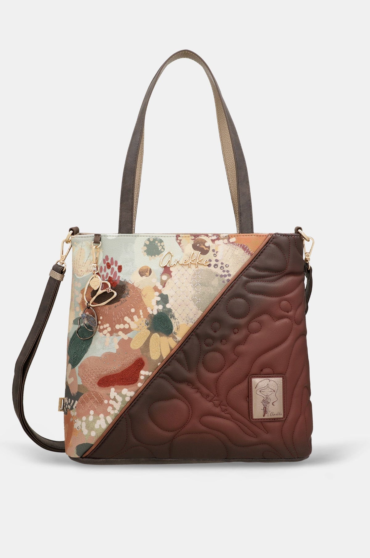Borsa a spalla quadrata Blossom