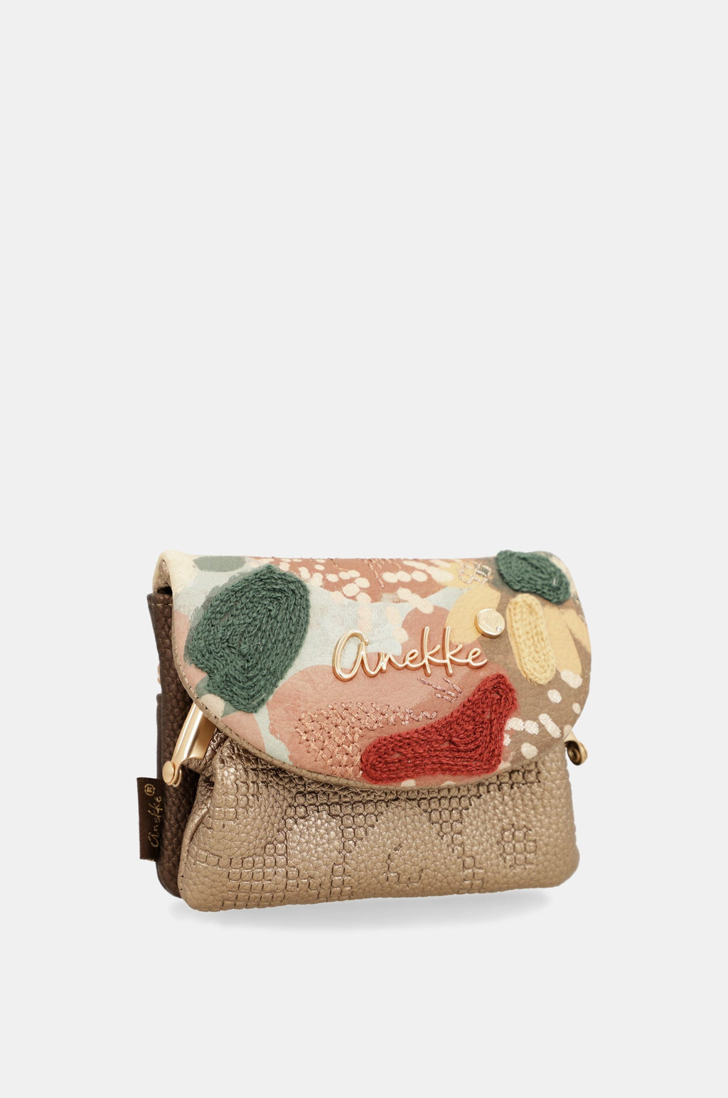 Portamonete con patta Blossom