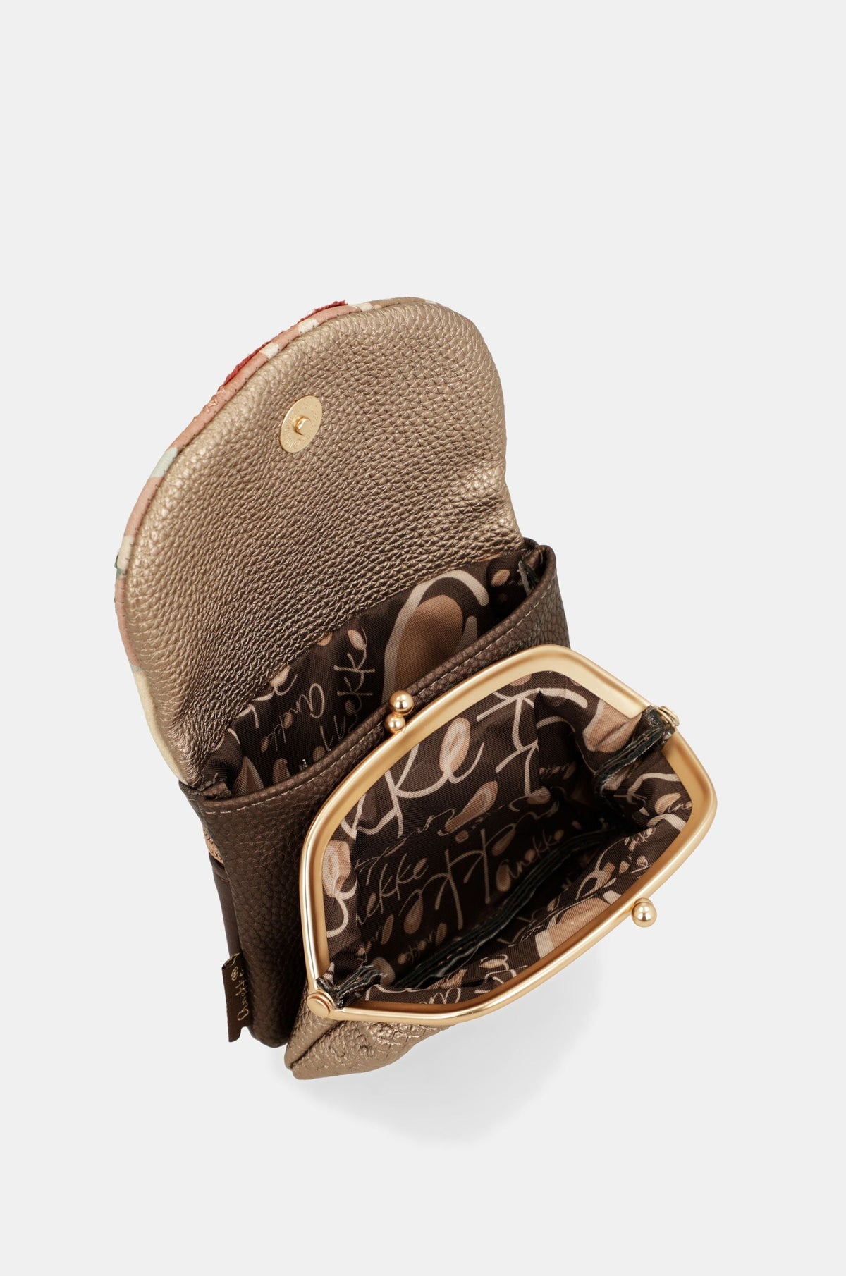 Portamonete con patta Blossom