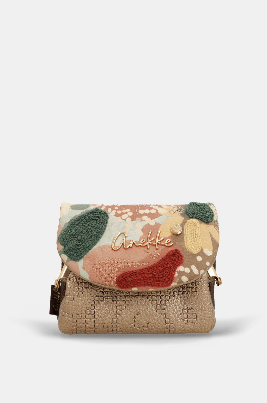 Portamonete con patta Blossom