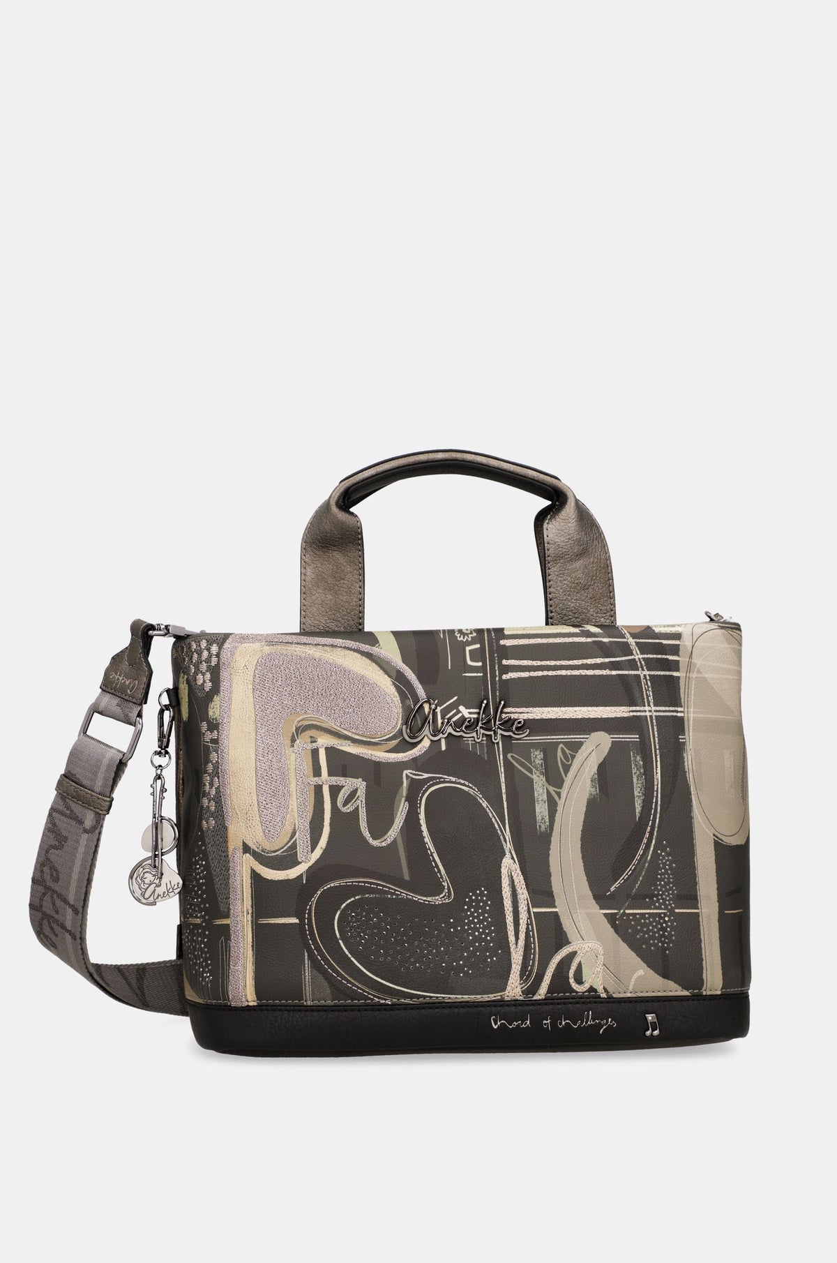 Borsa con manico corto e tracolla Melody
