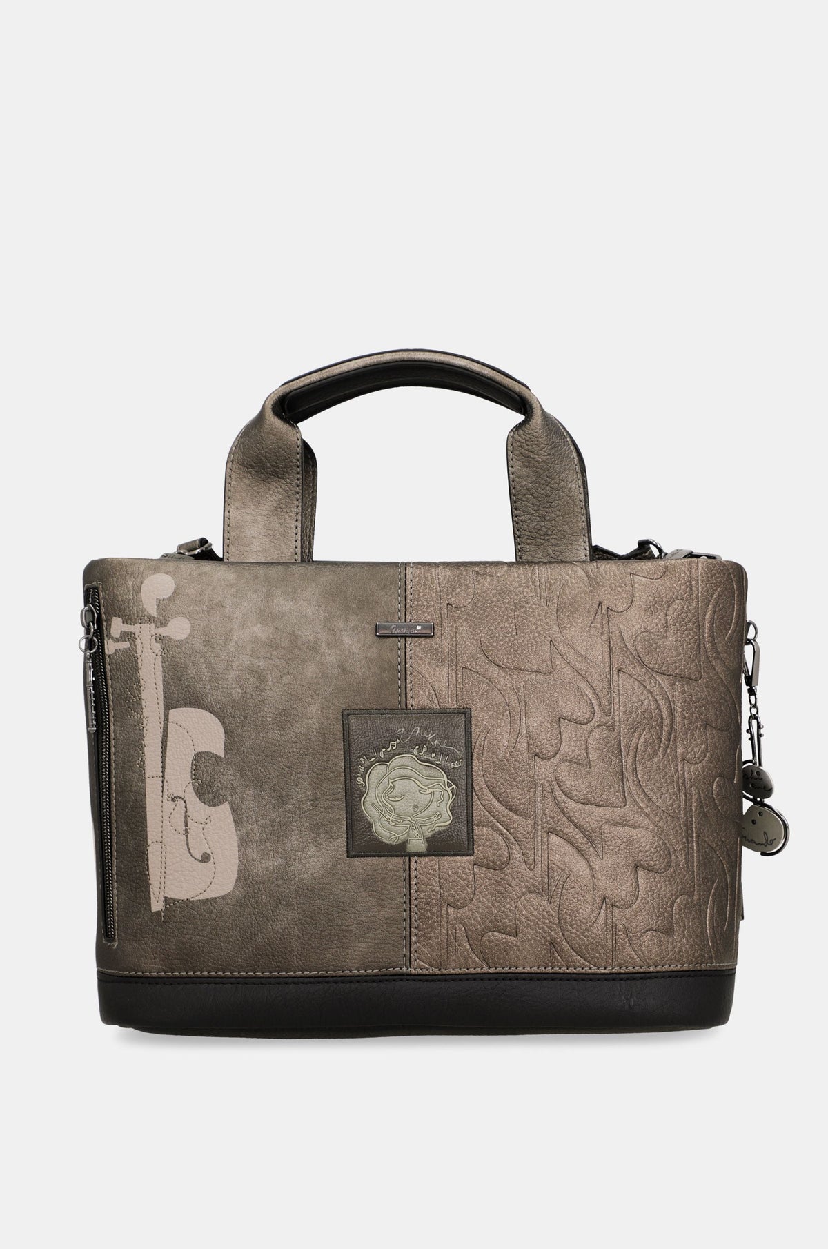 Borsa con manico corto e tracolla Melody
