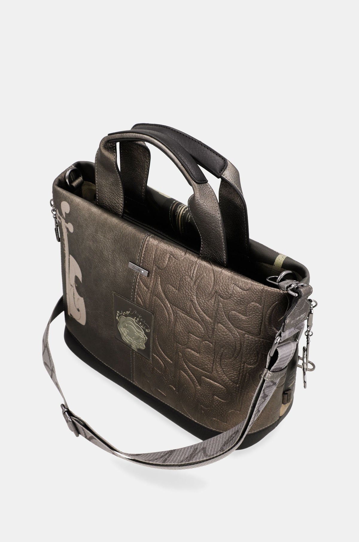 Borsa con manico corto e tracolla Melody