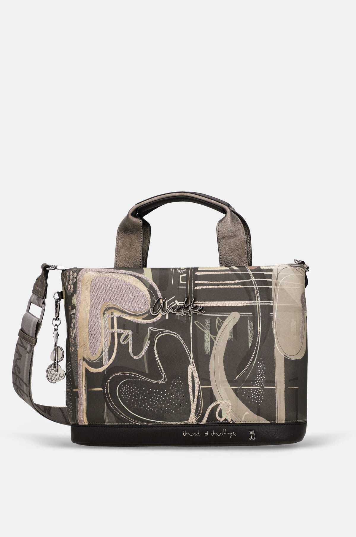Borsa con manico corto e tracolla Melody