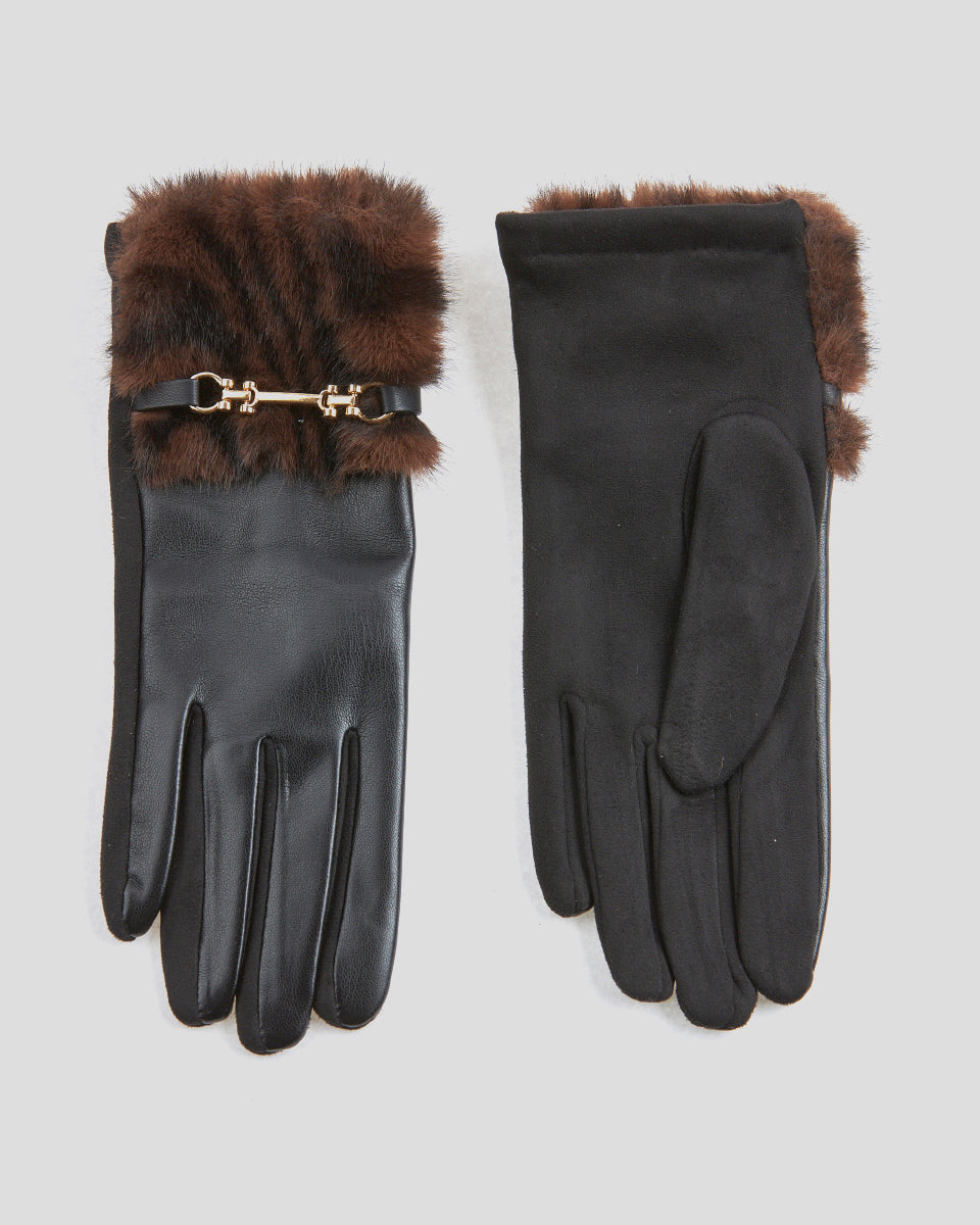 Guanti in ecopelle 02-0000842