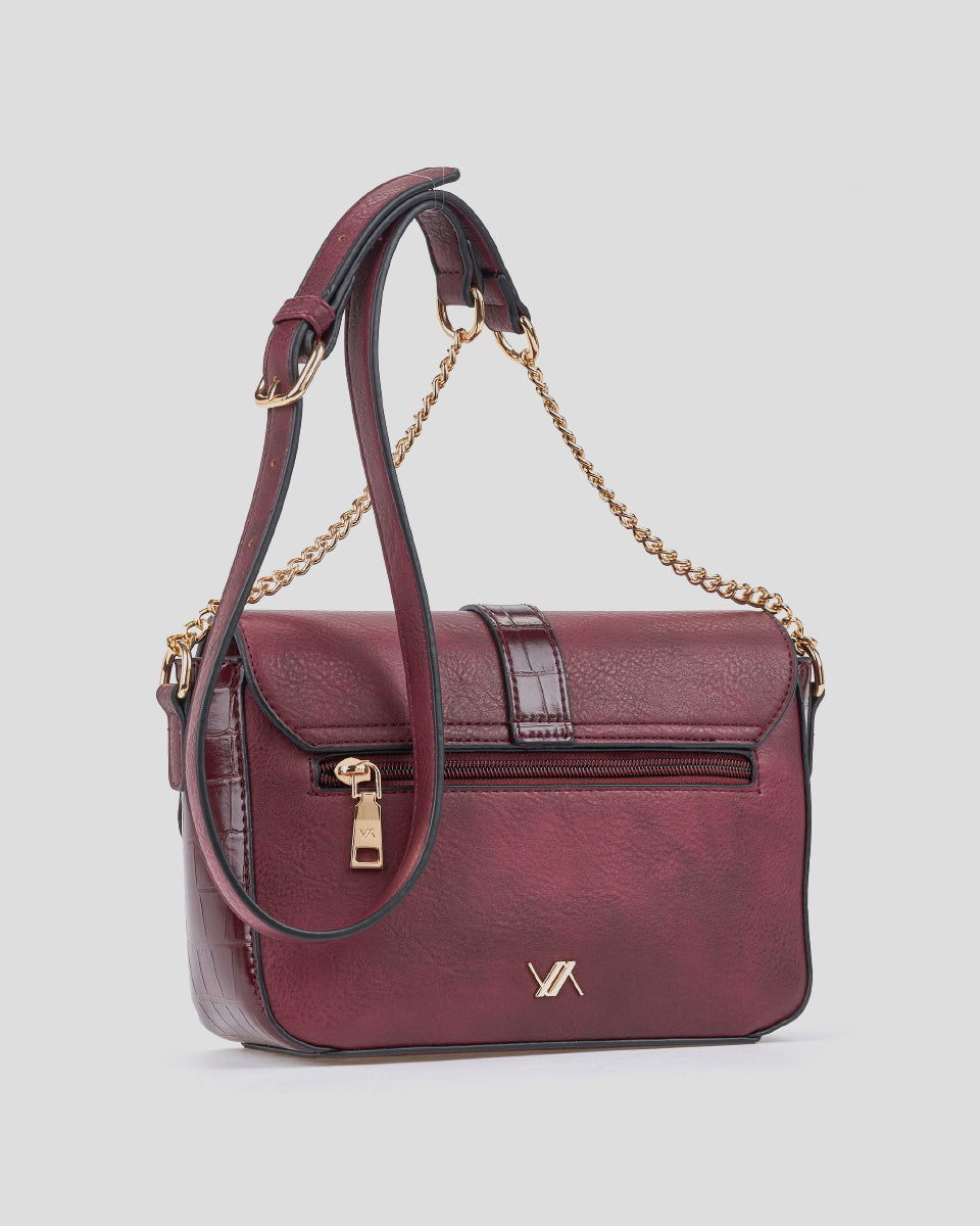 Borsa a tracolla in ecopelle 16-0008659