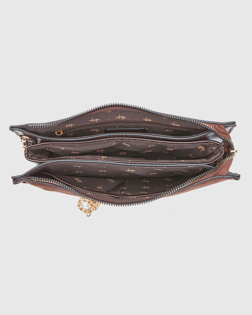 Borsa a tracolla in poliestere 16-0008703