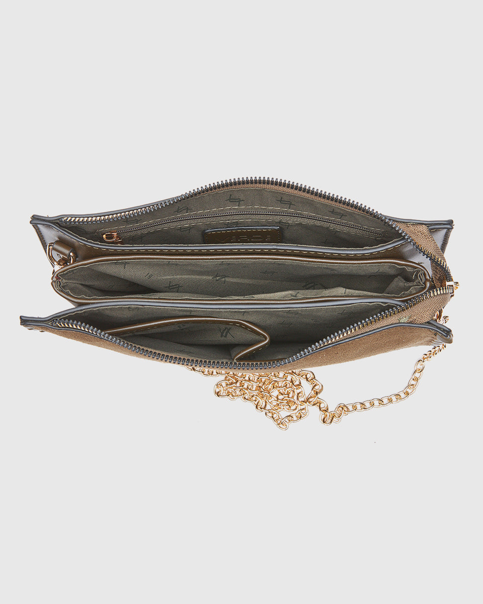 Borsa a tracolla in poliestere 16-0008703