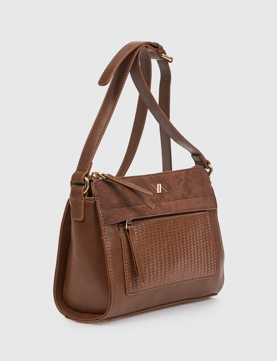 Borsa a tracolla in ecopelle 16-0008926