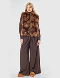Gilet in pelliccia sintetica
